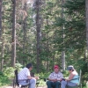 John Ridsdale, Chief Mutt (Bill Naziel), and Karen Plasway