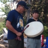 Drumming, Warner Naziel, and Chief Kloum Khun (Alphonse Gagnon)